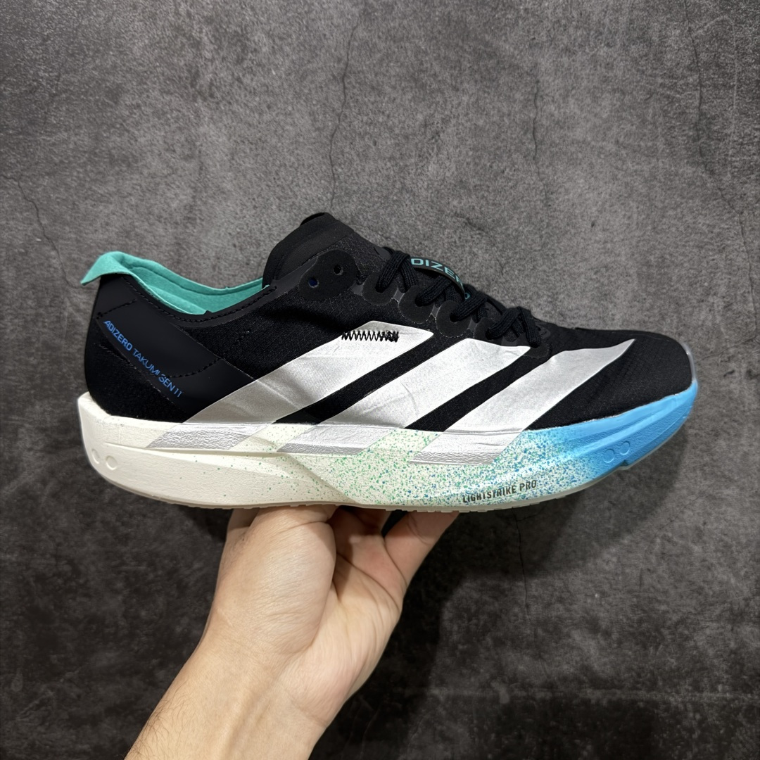 【纯原真碳】Adidas Adizero Takumi Sen 11 W 阿迪达斯 耐磨减震专业跑步鞋 无论是平时训练还是马拉松 让这款跑步鞋伴你畅快开跑 兼具舒适性和结构感 搭载Lightstrike科技 为步伐注入活力 尺码:40-45 货号:JQ2820-选品中心