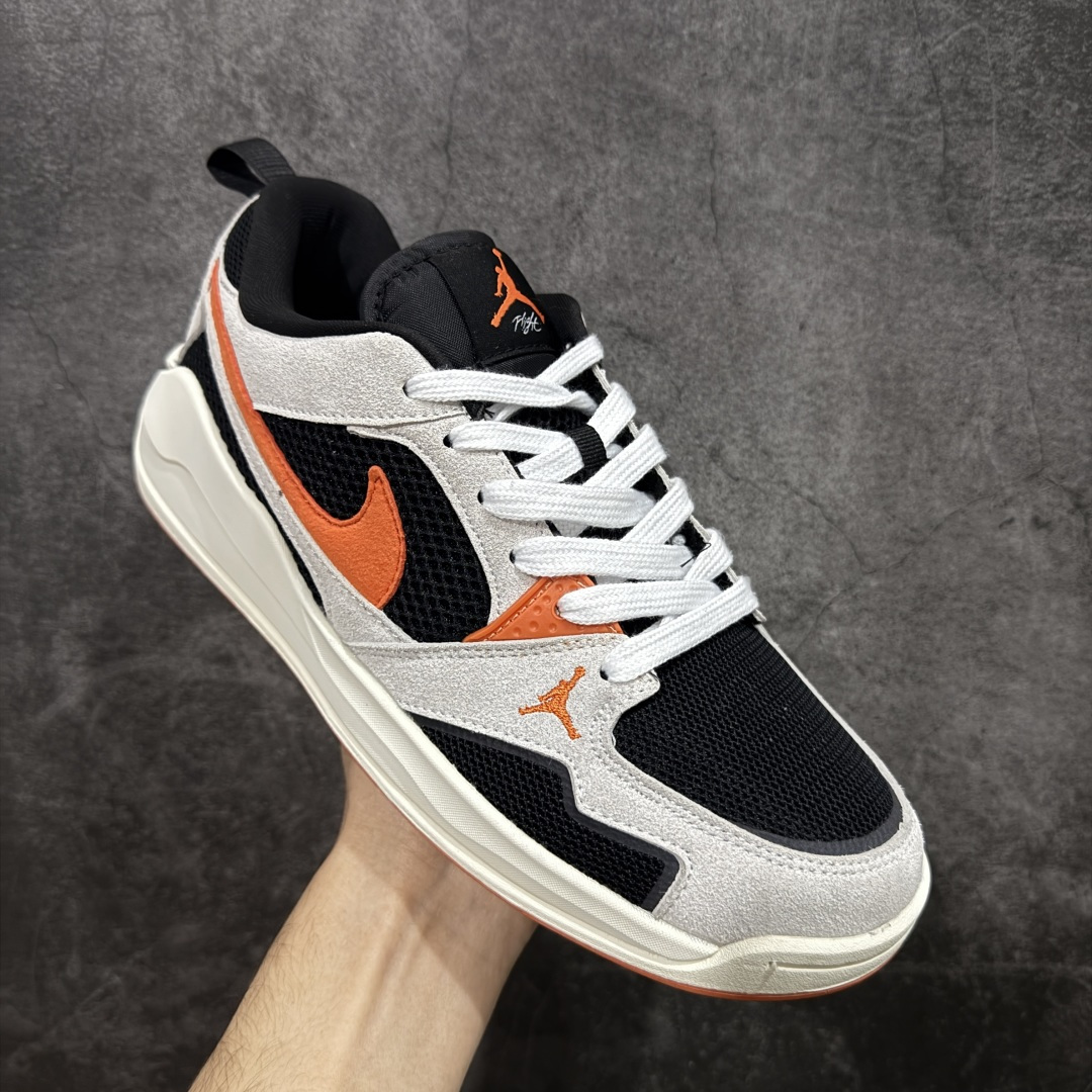 图片[3]-【N版纯原】Jordan CMFT Era 黑橙 HJ6777-018 舒适简约低帮运动鞋 实拍首发 鞋面大面积的网眼透气性拉满 中底的大面积泡棉超级舒适 尺码：36 36.5 37 38.5 39 40 40.5 41 42 42.5 43 44 44.5 45-选品中心