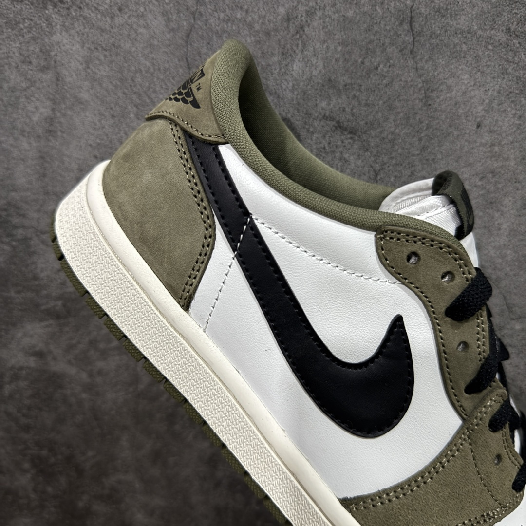 图片[7]-【全头层版本】Air Jordan AJ1 Low OG 低帮绿白黑 HQ6998-200 原材料头层皮料 国内一线头部知名大厂出品 高端外贸零售专供品质 版型细节完美 原鞋原楦头纸板开发 原厂防尘纸 极致一眼正品既视感 尺码：36-47.5-选品中心