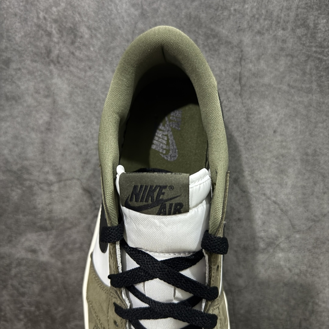 图片[8]-【全头层版本】Air Jordan AJ1 Low OG 低帮绿白黑 HQ6998-200 原材料头层皮料 国内一线头部知名大厂出品 高端外贸零售专供品质 版型细节完美 原鞋原楦头纸板开发 原厂防尘纸 极致一眼正品既视感 尺码：36-47.5-选品中心