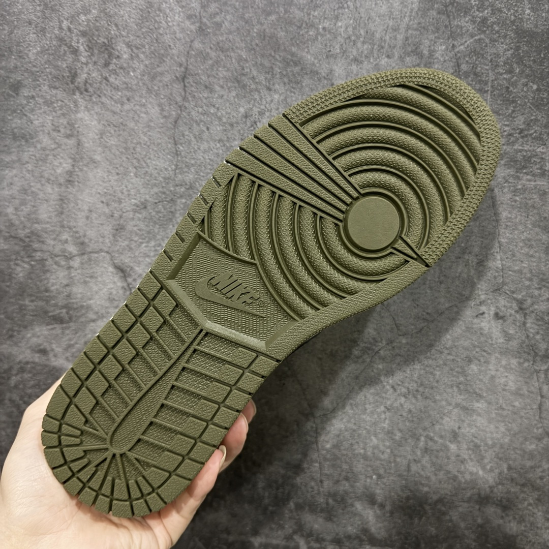 图片[9]-【全头层版本】Air Jordan AJ1 Low OG 低帮绿白黑 HQ6998-200 原材料头层皮料 国内一线头部知名大厂出品 高端外贸零售专供品质 版型细节完美 原鞋原楦头纸板开发 原厂防尘纸 极致一眼正品既视感 尺码：36-47.5-选品中心