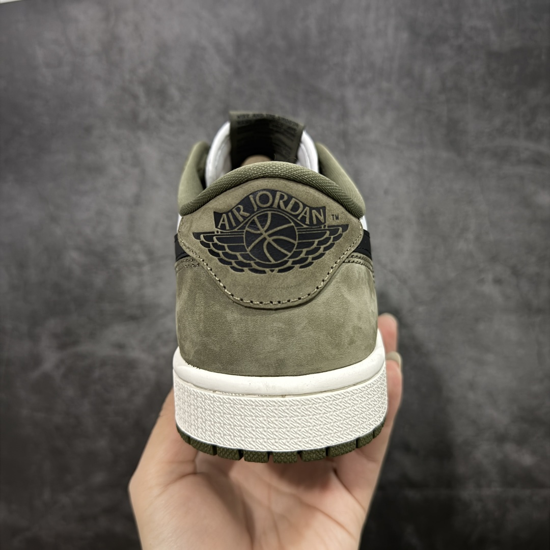 图片[4]-【全头层版本】Air Jordan AJ1 Low OG 低帮绿白黑 HQ6998-200 原材料头层皮料 国内一线头部知名大厂出品 高端外贸零售专供品质 版型细节完美 原鞋原楦头纸板开发 原厂防尘纸 极致一眼正品既视感 尺码：36-47.5-选品中心