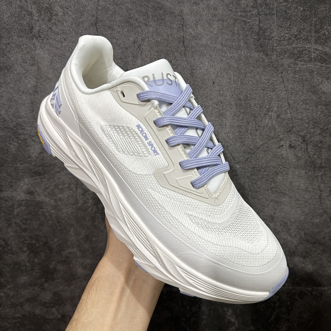 图片[3]-【绿X版本】 Kolon Sport 可隆 户外功能鞋系列 白紫色 抓地V底巴斯夫轻盈KRUST越野跑鞋 市售唯一顶级版本 原鞋开发一比一用料 完美细节做工 户外必备 白紫36-40 奶白36-45 黑色36-45 带半码-选品中心