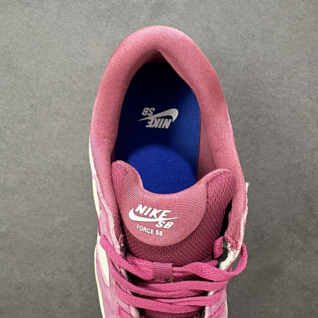 图片[7]-【公司级】NK SB Force 58 复古胶底低帮街头运动滑板鞋是一款将前沿创新带入街头的单品，它具有硫化杯底，具有出色的耐用性和灵活性。使用帆布和绒面革，在饰面上放置通风口，它自始至终都融入了传统篮球风格，重新打造鞋款。 货号：DV5477-104 尺码：36 36.5 37.5 38 38.5 39 40 40.5 41 42 42.5 43 44 45-选品中心