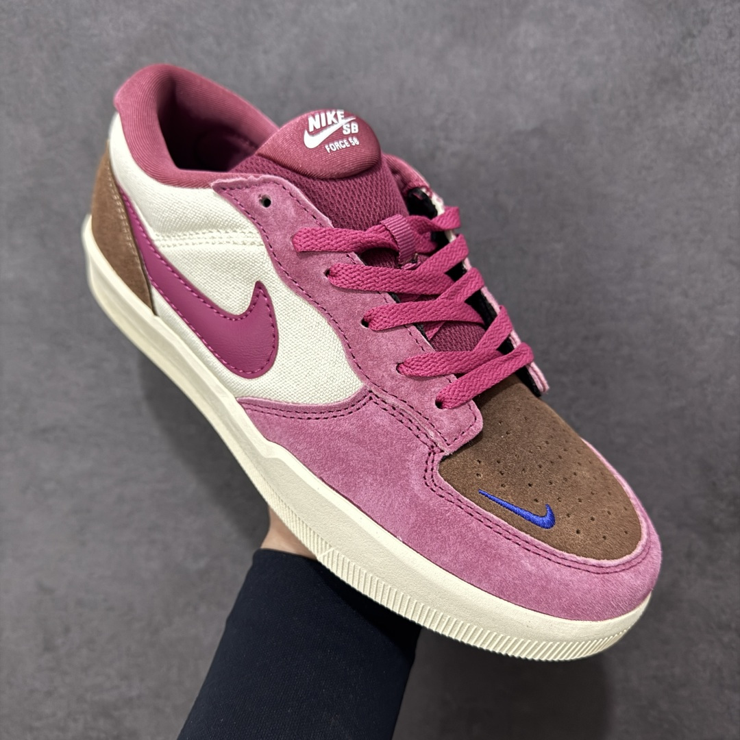 图片[3]-【公司级】NK SB Force 58 复古胶底低帮街头运动滑板鞋是一款将前沿创新带入街头的单品，它具有硫化杯底，具有出色的耐用性和灵活性。使用帆布和绒面革，在饰面上放置通风口，它自始至终都融入了传统篮球风格，重新打造鞋款。 货号：DV5477-104 尺码：36 36.5 37.5 38 38.5 39 40 40.5 41 42 42.5 43 44 45-选品中心