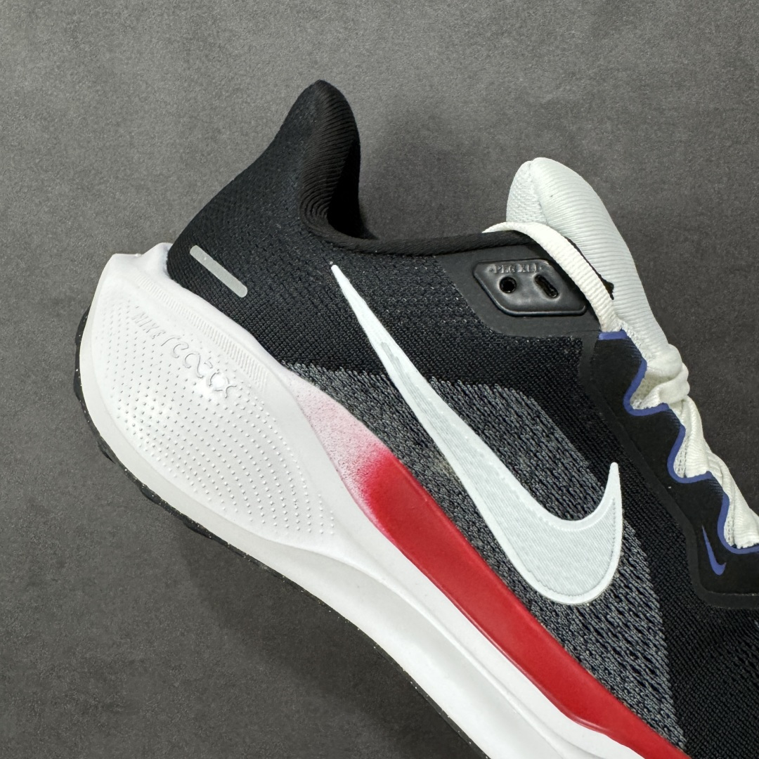 图片[6]-【GQ福利】奥莱ZP单 专柜货品 Nike Pegasus 41 代飞马专业跑鞋 5000双极限清仓 售后无忧 NK Air Zoom Pegasus 41登月 飞马跑鞋 鞋面采用外层由韧性纱线+内层网眼布的设计，在确保稳定性和耐久性的同时，也保证了贴合舒适及透气性能 此外，鞋带孔也从飞线变为全新板带设计，提供更加舒适的锁定贴合 中底方面为 全掌react泡棉+内嵌前后掌双Zoom Air气垫的配置组合，经典的华夫格大底则能确保抓地 尺码：36-45 货号：FD2722-009 编码：QGA180190-选品中心