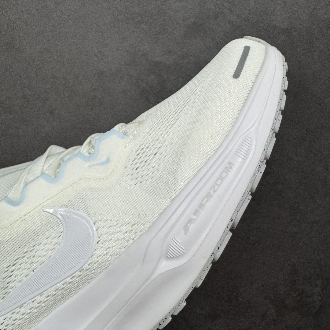 图片[5]-【GQ福利】奥莱ZP单 专柜货品 Nike Pegasus 41 代飞马专业跑鞋 5000双极限清仓 售后无忧 NK Air Zoom Pegasus 41登月 飞马跑鞋 鞋面采用外层由韧性纱线+内层网眼布的设计，在确保稳定性和耐久性的同时，也保证了贴合舒适及透气性能 此外，鞋带孔也从飞线变为全新板带设计，提供更加舒适的锁定贴合 中底方面为 全掌react泡棉+内嵌前后掌双Zoom Air气垫的配置组合，经典的华夫格大底则能确保抓地 尺码：36-45 货号：FD2722-102 编码：QGA180190-选品中心