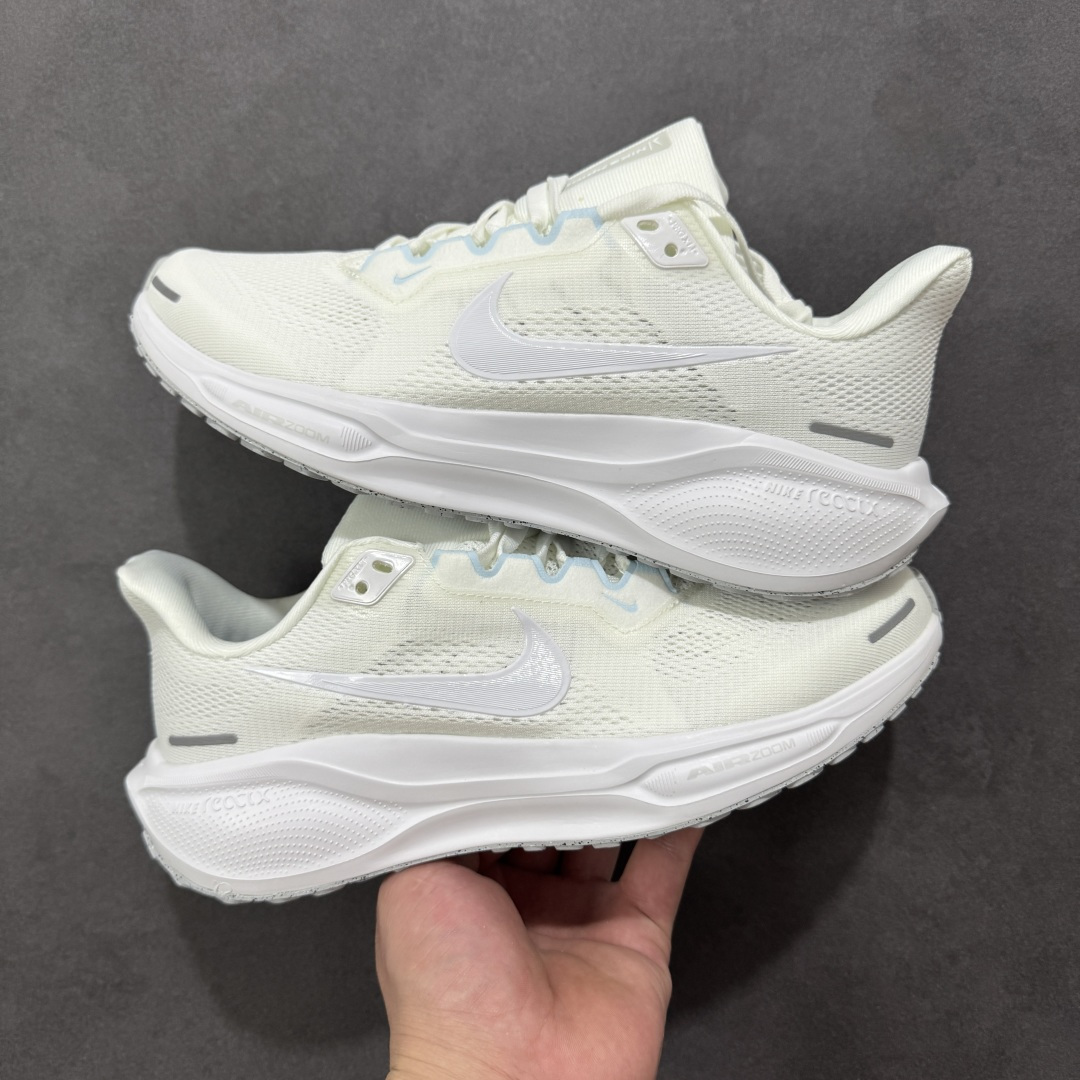 图片[8]-【GQ福利】奥莱ZP单 专柜货品 Nike Pegasus 41 代飞马专业跑鞋 5000双极限清仓 售后无忧 NK Air Zoom Pegasus 41登月 飞马跑鞋 鞋面采用外层由韧性纱线+内层网眼布的设计，在确保稳定性和耐久性的同时，也保证了贴合舒适及透气性能 此外，鞋带孔也从飞线变为全新板带设计，提供更加舒适的锁定贴合 中底方面为 全掌react泡棉+内嵌前后掌双Zoom Air气垫的配置组合，经典的华夫格大底则能确保抓地 尺码：36-45 编码：QGA180190-选品中心
