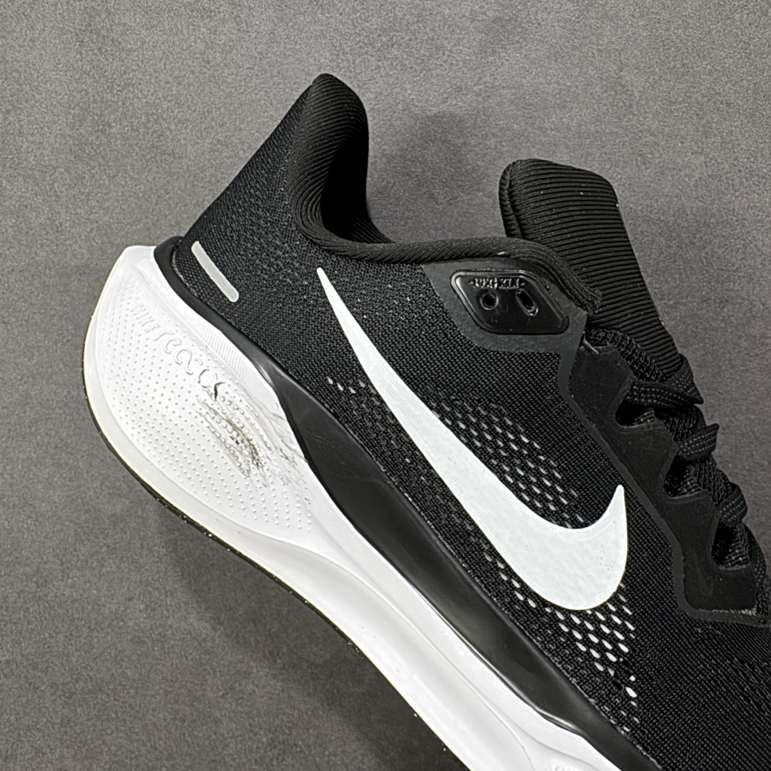 图片[6]-【GQ福利】奥莱ZP单 专柜货品 Nike Pegasus 41 代飞马专业跑鞋 5000双极限清仓 售后无忧 NK Air Zoom Pegasus 41登月 飞马跑鞋 鞋面采用外层由韧性纱线+内层网眼布的设计，在确保稳定性和耐久性的同时，也保证了贴合舒适及透气性能 此外，鞋带孔也从飞线变为全新板带设计，提供更加舒适的锁定贴合 中底方面为 全掌react泡棉+内嵌前后掌双Zoom Air气垫的配置组合，经典的华夫格大底则能确保抓地 尺码：36-45 货号：FD2722-002 编码：QGA180190-选品中心