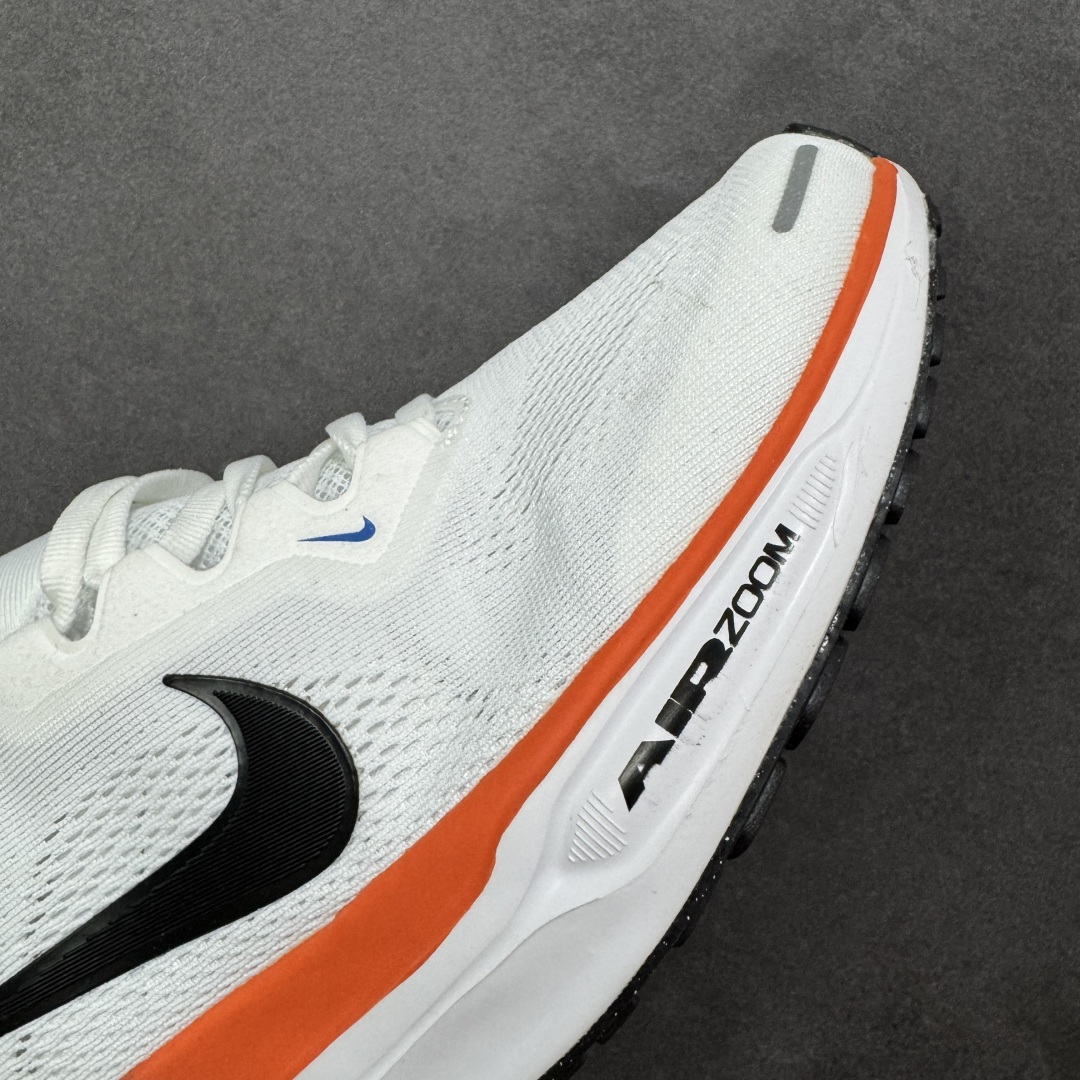 图片[5]-【GQ福利】奥莱ZP单 专柜货品 Nike Pegasus 41 代飞马专业跑鞋 5000双极限清仓 售后无忧 NK Air Zoom Pegasus 41登月 飞马跑鞋 鞋面采用外层由韧性纱线+内层网眼布的设计，在确保稳定性和耐久性的同时，也保证了贴合舒适及透气性能 此外，鞋带孔也从飞线变为全新板带设计，提供更加舒适的锁定贴合 中底方面为 全掌react泡棉+内嵌前后掌双Zoom Air气垫的配置组合，经典的华夫格大底则能确保抓地 尺码：36-45 货号：FD2722-006 编码：QGA180190-选品中心