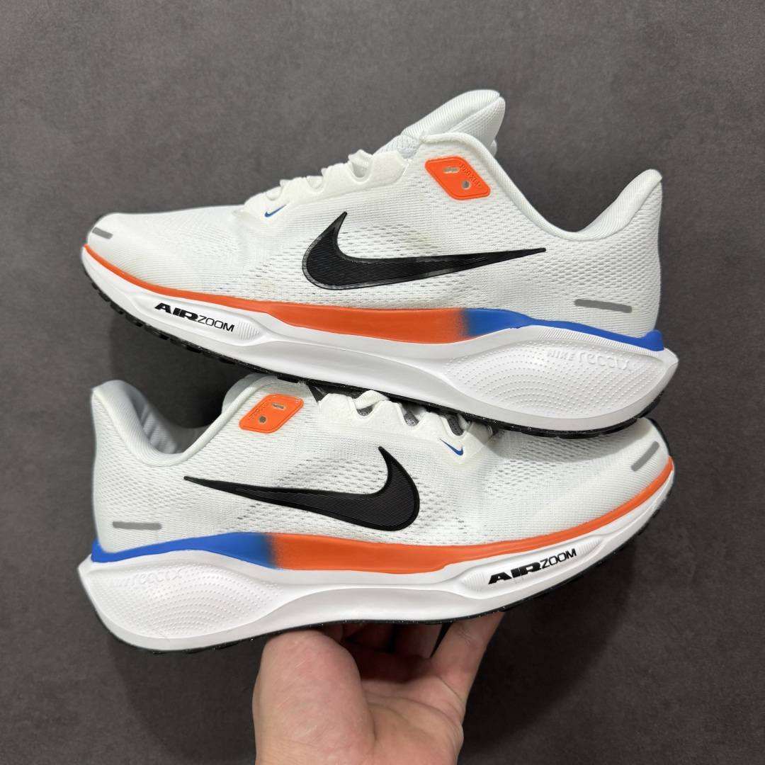 图片[5]-【GQ福利】奥莱ZP单 专柜货品 Nike Pegasus 41 代飞马专业跑鞋 5000双极限清仓 售后无忧 NK Air Zoom Pegasus 41登月 飞马跑鞋 鞋面采用外层由韧性纱线+内层网眼布的设计，在确保稳定性和耐久性的同时，也保证了贴合舒适及透气性能 此外，鞋带孔也从飞线变为全新板带设计，提供更加舒适的锁定贴合 中底方面为 全掌react泡棉+内嵌前后掌双Zoom Air气垫的配置组合，经典的华夫格大底则能确保抓地 尺码：36-45 编码：QGA180190-选品中心