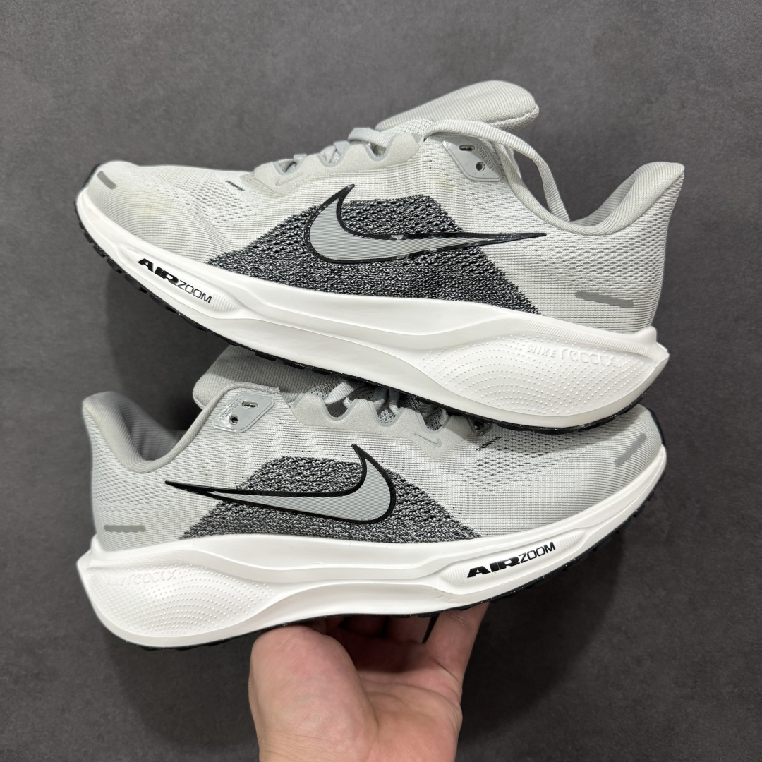 图片[3]-【GQ福利】奥莱ZP单 专柜货品 Nike Pegasus 41 代飞马专业跑鞋 5000双极限清仓 售后无忧 NK Air Zoom Pegasus 41登月 飞马跑鞋 鞋面采用外层由韧性纱线+内层网眼布的设计，在确保稳定性和耐久性的同时，也保证了贴合舒适及透气性能 此外，鞋带孔也从飞线变为全新板带设计，提供更加舒适的锁定贴合 中底方面为 全掌react泡棉+内嵌前后掌双Zoom Air气垫的配置组合，经典的华夫格大底则能确保抓地 尺码：36-45 编码：QGA180190-选品中心