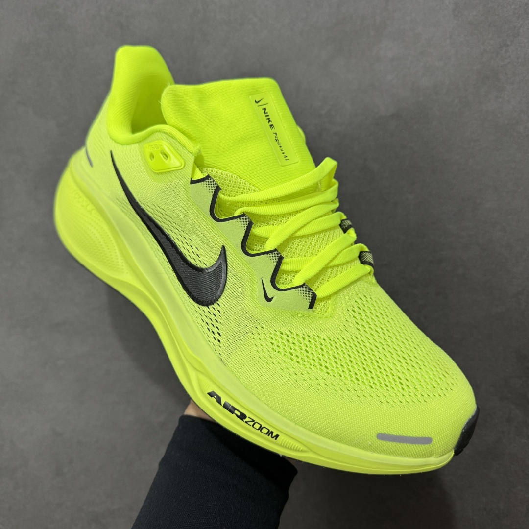 图片[3]-【GQ福利】奥莱ZP单 专柜货品 Nike Pegasus 41 代飞马专业跑鞋 5000双极限清仓 售后无忧 NK Air Zoom Pegasus 41登月 飞马跑鞋 鞋面采用外层由韧性纱线+内层网眼布的设计，在确保稳定性和耐久性的同时，也保证了贴合舒适及透气性能 此外，鞋带孔也从飞线变为全新板带设计，提供更加舒适的锁定贴合 中底方面为 全掌react泡棉+内嵌前后掌双Zoom Air气垫的配置组合，经典的华夫格大底则能确保抓地 尺码：36-45 编码：QGA180190-选品中心