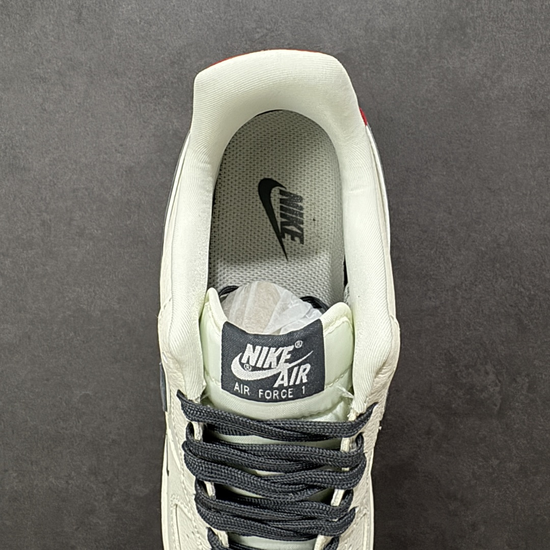 图片[7]-【定制版】Nike Air Force 1\’07 Low 米灰红猪八革 空军一号低帮休闲板鞋  #原楦头原纸板 原装鞋盒 定制五金配件 内置全掌气垫 原厂鞋底 货号：DD1982-325  尺码：36 36.5 37.5 38 38.5 39 40 40.5 41 42 42.5 43 44 44.5 45-选品中心