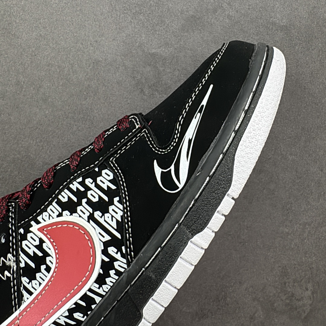 图片[5]-【定制版】Nike SB Dunk Low“字母黑红勾” 周年高端定制 低帮休闲板鞋 定制鞋盒 大厂纯原品质出货 超高清洁度 皮料切割干净无任何毛边 细节完美 货号：KK1333-051 尺码：36 36.5 37.5 38 38.5 39 40 40.5 41 42 42.5 43 44 44.5 45-选品中心
