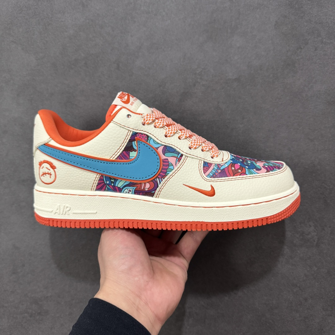【定制版】NIke Air Force 1 \'07 Low “花橙鬼脸”空军一号 低帮 运动鞋 休闲鞋 折边针车 工艺难度大 原楦头原纸板 原装鞋盒 定制五金配件 内置全掌气垫 原厂鞋底 货号:XL1979-125 尺码:36 36.5 37.5 38 38.5 39 40 40.5 41 42 42.5 43 44 44.5 45 编码:HXSA310320-选品中心