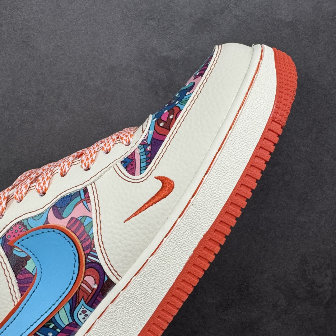 图片[5]-【定制版】NIke Air Force 1 \’07 Low “花橙鬼脸”空军一号 低帮 运动鞋 休闲鞋 折边针车 工艺难度大 原楦头原纸板 原装鞋盒 定制五金配件 内置全掌气垫 原厂鞋底 货号：XL1979-125 尺码：36 36.5 37.5 38 38.5 39 40 40.5 41 42 42.5 43 44 44.5 45 编码：HXSA310320-选品中心