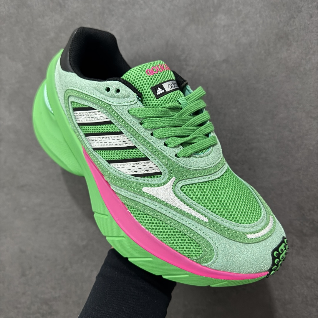 图片[3]-【公司级】Adidas Adizero Goukana 阿迪达斯 新款厚底低帮百搭休闲鞋 Adidas 再度以过往经典跑鞋为灵感，带来眼前这款复古与前卫共存的全新鞋款 adidas adiZero Goukana。Goukana 在日语中意味华丽，整体设计源于 2008 年的经典竞速跑鞋 adiZero Adios Neftenga。细节延续着 adizero 家族式的基因元素，鲜明色调诠释的同时，也注入当下厚底跑鞋的轮廓造型以及 Lightstrike 缓震的加持！ 货号：JP7178 尺码：36-45没半码-选品中心
