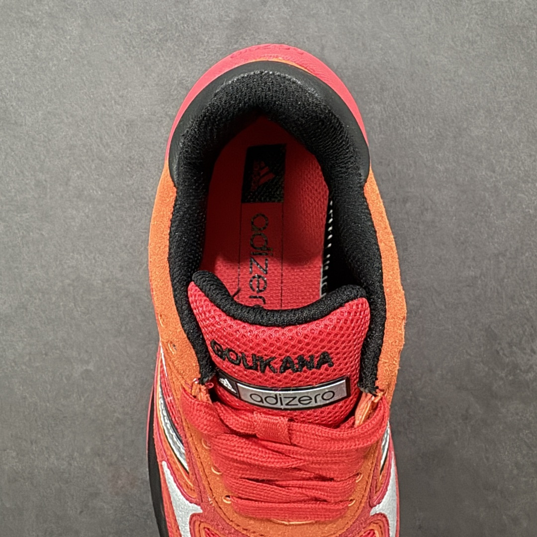 图片[7]-【公司级】Adidas Adizero Goukana 阿迪达斯 新款厚底低帮百搭休闲鞋 Adidas 再度以过往经典跑鞋为灵感，带来眼前这款复古与前卫共存的全新鞋款 adidas adiZero Goukana。Goukana 在日语中意味华丽，整体设计源于 2008 年的经典竞速跑鞋 adiZero Adios Neftenga。细节延续着 adizero 家族式的基因元素，鲜明色调诠释的同时，也注入当下厚底跑鞋的轮廓造型以及 Lightstrike 缓震的加持！ 货号：JP7178 尺码：36-45没半码-选品中心