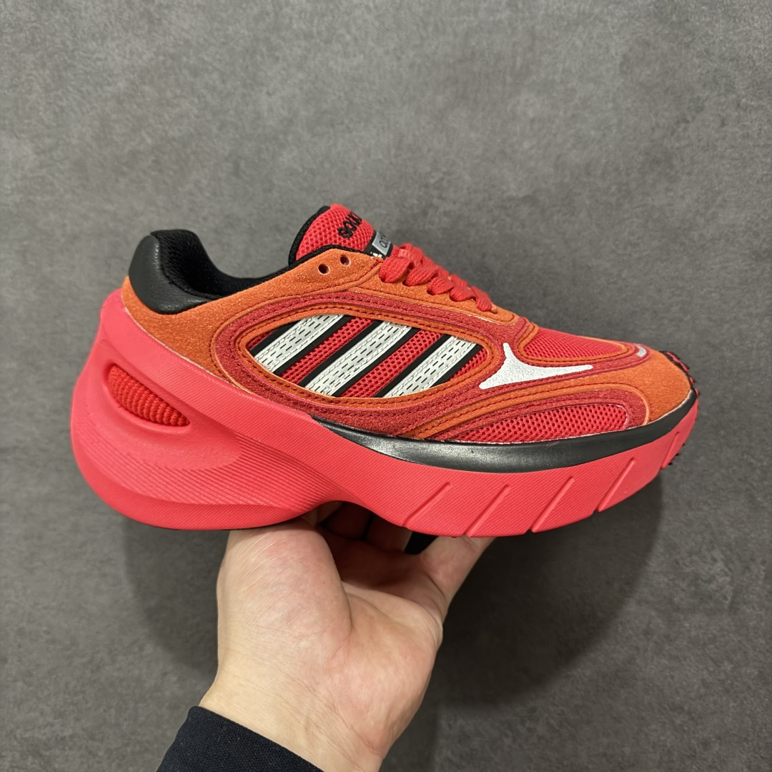 【公司级】Adidas Adizero Goukana 阿迪达斯 新款厚底低帮百搭休闲鞋 Adidas 再度以过往经典跑鞋为灵感,带来眼前这款复古与前卫共存的全新鞋款 adidas adiZero Goukana。Goukana 在日语中意味华丽,整体设计源于 2008 年的经典竞速跑鞋 adiZero Adios Neftenga。细节延续着 adizero 家族式的基因元素,鲜明色调诠释的同时,也注入当下厚底跑鞋的轮廓造型以及 Lightstrike 缓震的加持! 货号:JP7178 尺码:36-45没半码-选品中心