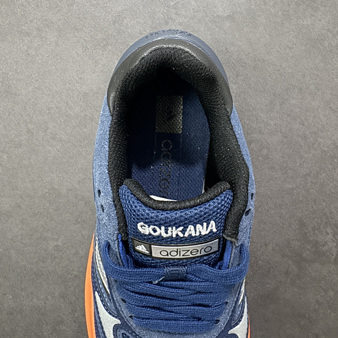 图片[7]-【公司级】Adidas Adizero Goukana 阿迪达斯 新款厚底低帮百搭休闲鞋 Adidas 再度以过往经典跑鞋为灵感，带来眼前这款复古与前卫共存的全新鞋款 adidas adiZero Goukana。Goukana 在日语中意味华丽，整体设计源于 2008 年的经典竞速跑鞋 adiZero Adios Neftenga。细节延续着 adizero 家族式的基因元素，鲜明色调诠释的同时，也注入当下厚底跑鞋的轮廓造型以及 Lightstrike 缓震的加持！ 货号：JP7179 尺码：36-45没半码-选品中心