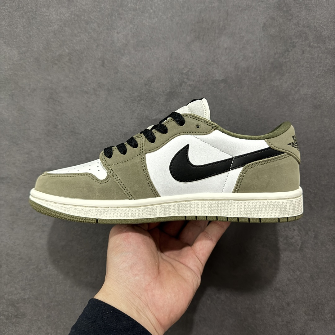 图片[2]-【K版纯原】Air Jordan AJ1 Low 低帮 灰绿 HO6998-200 全新流水线出品 市场第二梯队最强版 全部原鞋开发 原楦原纸板开发 全鞋电脑针车 原厂内置全掌气垫 原盒内在原标 唯一Zp原版鞋带绑法 免检产品 全新2022版型 全头层皮料 完美零毛边处理 原厂配置全掌气垫 价格定位良心 新配色陆续出货 尺码：36-46-选品中心