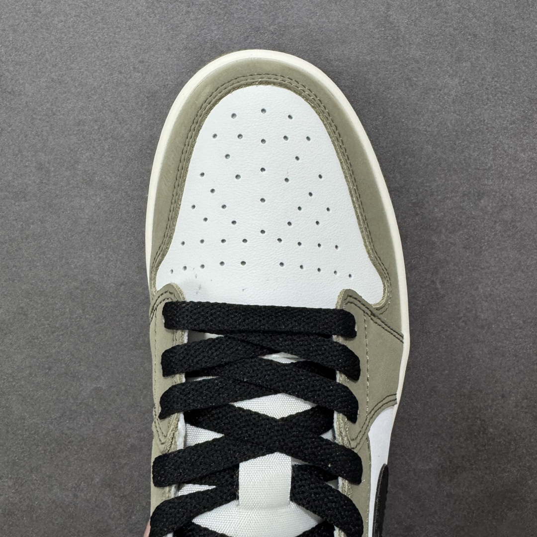 图片[8]-【K版纯原】Air Jordan AJ1 Low 低帮 灰绿 HO6998-200 全新流水线出品 市场第二梯队最强版 全部原鞋开发 原楦原纸板开发 全鞋电脑针车 原厂内置全掌气垫 原盒内在原标 唯一Zp原版鞋带绑法 免检产品 全新2022版型 全头层皮料 完美零毛边处理 原厂配置全掌气垫 价格定位良心 新配色陆续出货 尺码：36-46-选品中心