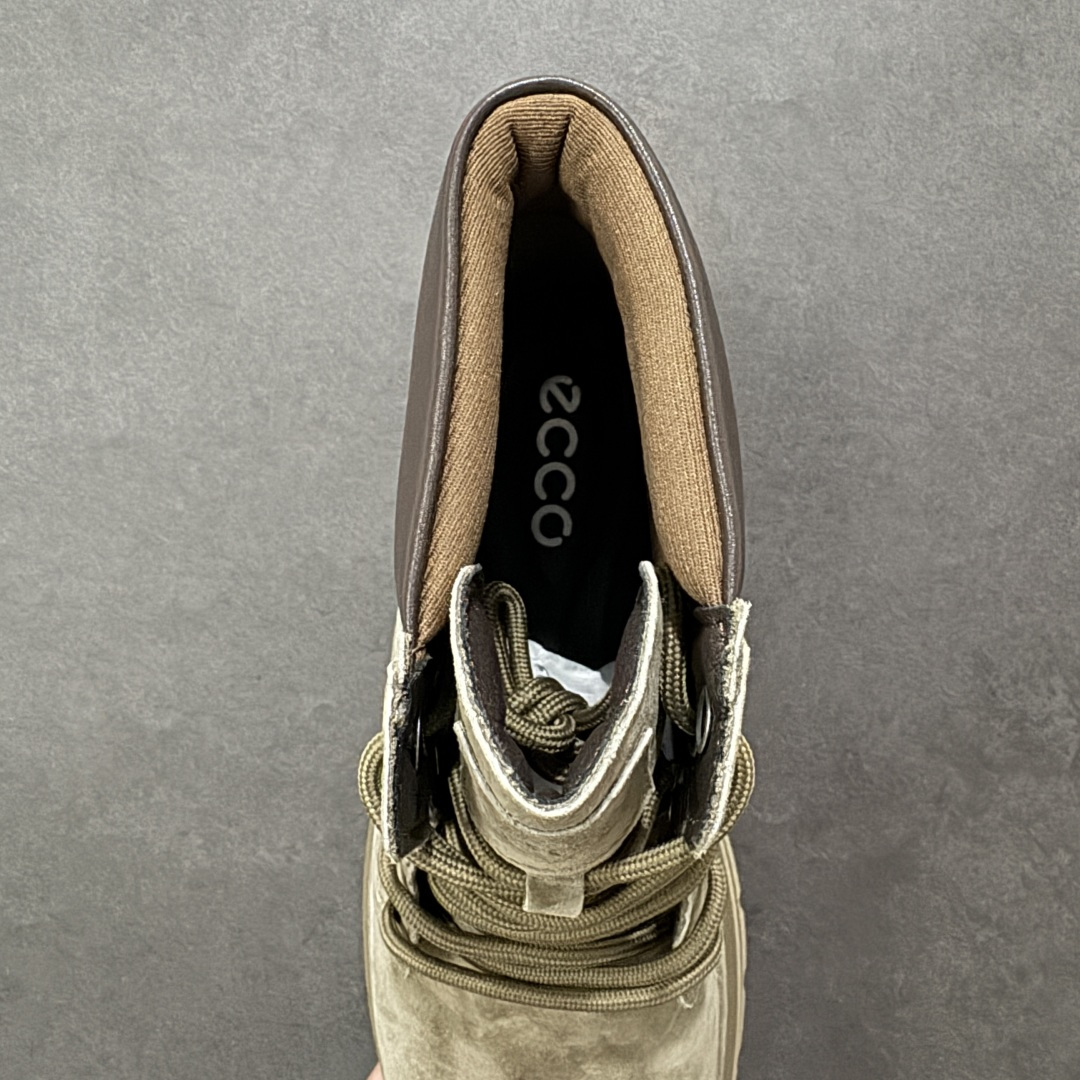 图片[7]-【广东纯原版】Ecco 爱步适酷系列工装真皮防滑厚底大黄靴  #臻选头层皮鞋面 弹性柔韧 舒适透气 带来舒适享受的脚感 贴合足底 便携简约系带设计 可自由调节松紧 细致精湛车线 牢固可靠 带来更持久穿搭品质 防滑弹力鞋底 清晰防滑纹理 轻盈弹力不厚重 抓地耐磨 舒适内里 柔软透气 合脚稳固 货号：638908-01001  尺码：39 40 41 42 43 44 45 皮鞋码-选品中心