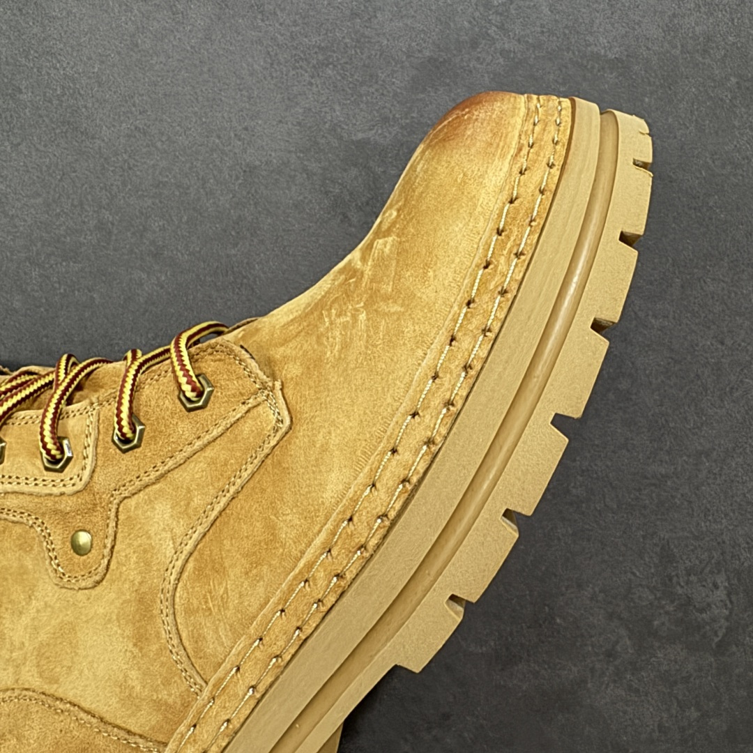 图片[5]-【广东纯原版】Ecco 爱步适酷系列工装真皮防滑厚底大黄靴  #臻选头层皮鞋面 弹性柔韧 舒适透气 带来舒适享受的脚感 贴合足底 便携简约系带设计 可自由调节松紧 细致精湛车线 牢固可靠 带来更持久穿搭品质 防滑弹力鞋底 清晰防滑纹理 轻盈弹力不厚重 抓地耐磨 舒适内里 柔软透气 合脚稳固 货号：638908-01003  尺码：39 40 41 42 43 44 45 皮鞋码-选品中心