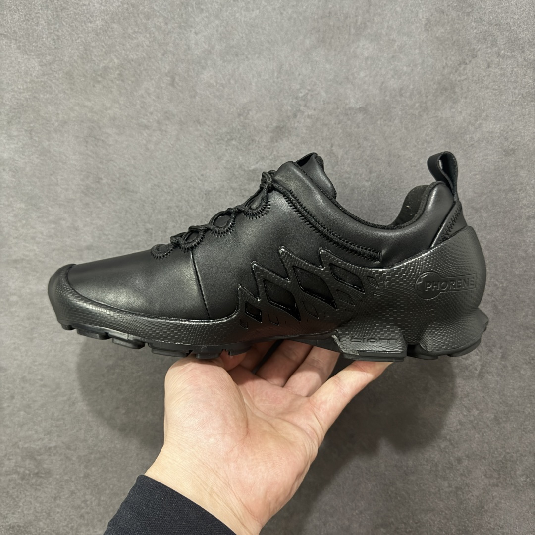 图片[2]-【广东纯原版】ECCO爱步跑步鞋百搭舒适 秋冬新款厚底休闲运动鞋男鞋 灵动系列 黄景瑜同款 品质牛皮鞋面，轻盈柔韧 具有良好的透气性 细腻柔软 简约系带设计 可自由调节松紧 贴合脚型 PU泡沫橡胶大底 抓地力强 具有良好的防滑耐磨性 时尚简约 休闲百搭 尺码：39 40 41 42 43 44 （皮鞋码）-选品中心