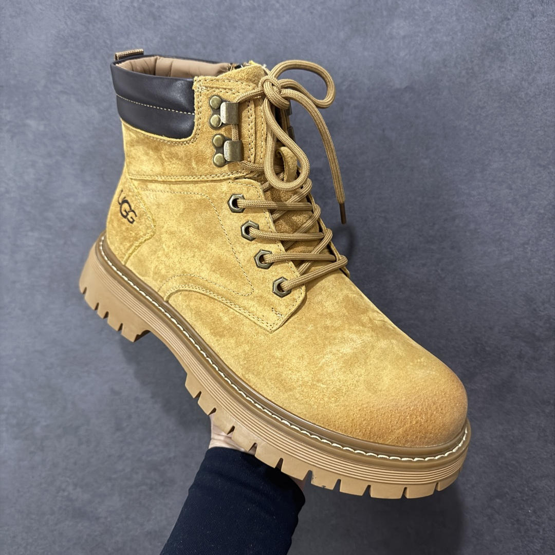 图片[3]-【广东纯原】UGG秋冬新品Tasman Weather Hybrid 塔斯曼混合系列轻量休闲鞋（毛绒一体内里 保暖锁热）秋冬必备 户外中帮男士休闲鞋雪地靴马丁靴系列 广东大厂品质 秋冬新款 时尚潮流搭配 面料釆用意大利进口磨砂牛皮 全鞋真牛皮材料 大底到五金都是代工厂原材料制作 好货不杀猪 首单质量严格把控 全套官网统一包装 今年冬季防寒户外专用产品 日常随意搭配 型男必备‼ 货号：U5618M 尺码：39-44-选品中心