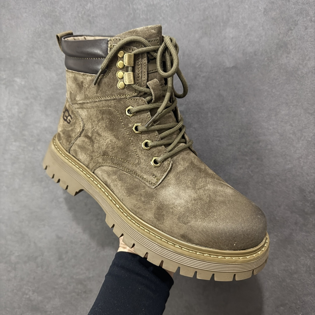 图片[3]-【广东纯原】UGG秋冬新品Tasman Weather Hybrid 塔斯曼混合系列轻量休闲鞋（毛绒一体内里 保暖锁热）秋冬必备 户外中帮男士休闲鞋雪地靴马丁靴系列 广东大厂品质 秋冬新款 时尚潮流搭配 面料釆用意大利进口磨砂牛皮 全鞋真牛皮材料 大底到五金都是代工厂原材料制作 好货不杀猪 首单质量严格把控 全套官网统一包装 今年冬季防寒户外专用产品 日常随意搭配 型男必备‼ 货号：U5618M 尺码：39-44-选品中心