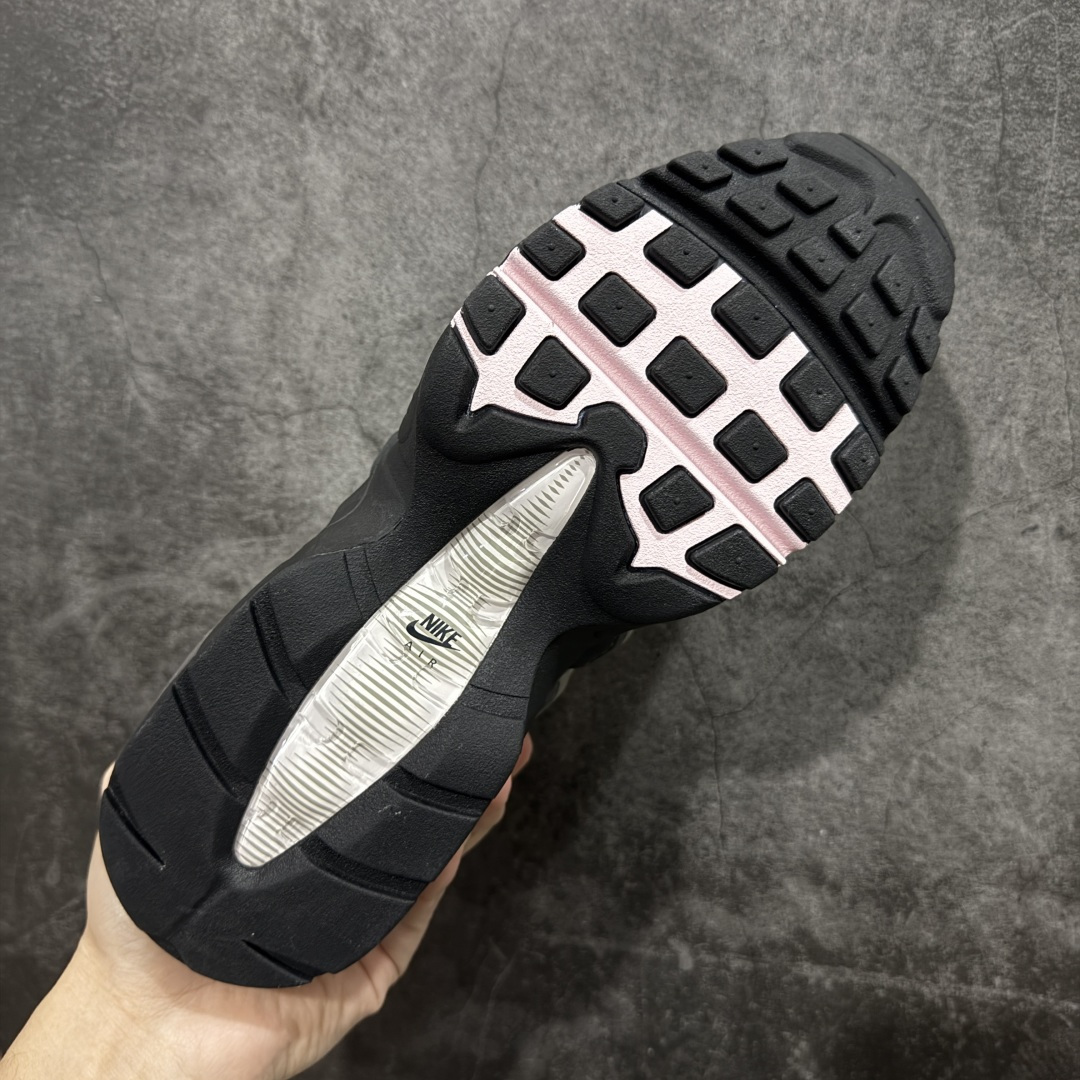 【纯原版】Nike Air Max 95 复古减震气垫跑鞋 灰粉 HJ5996-001外贸顶级专供 全部