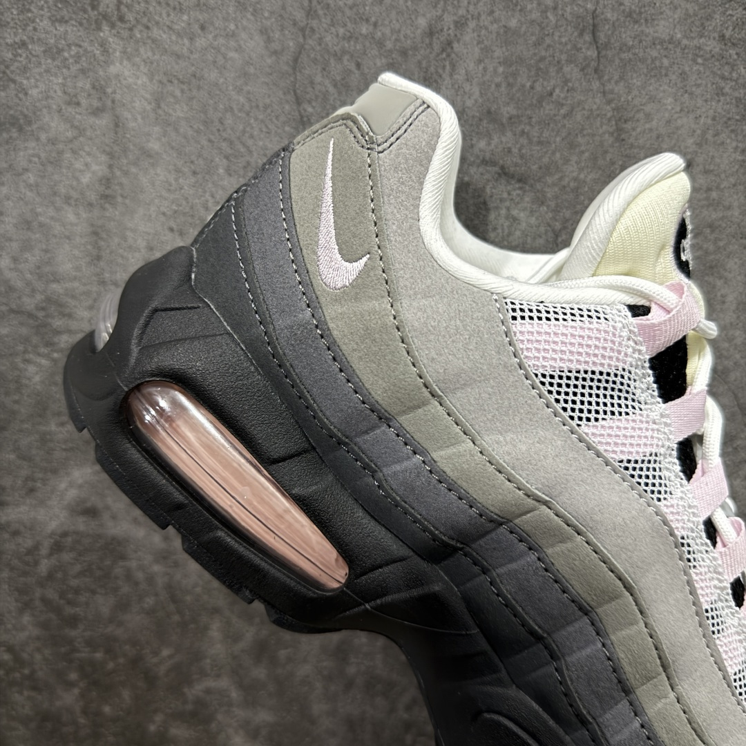 【纯原版】Nike Air Max 95 复古减震气垫跑鞋 灰粉 HJ5996-001外贸顶级专供 全部