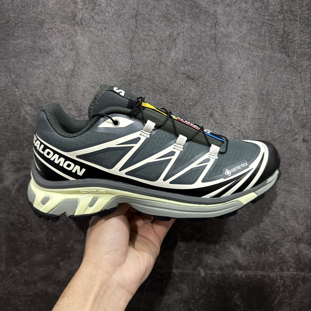 【莞产版本】 Salomon XT-6 GTX萨洛蒙复古潮流户外机能登山跑鞋 外贸平台订单 全套原纸板楦