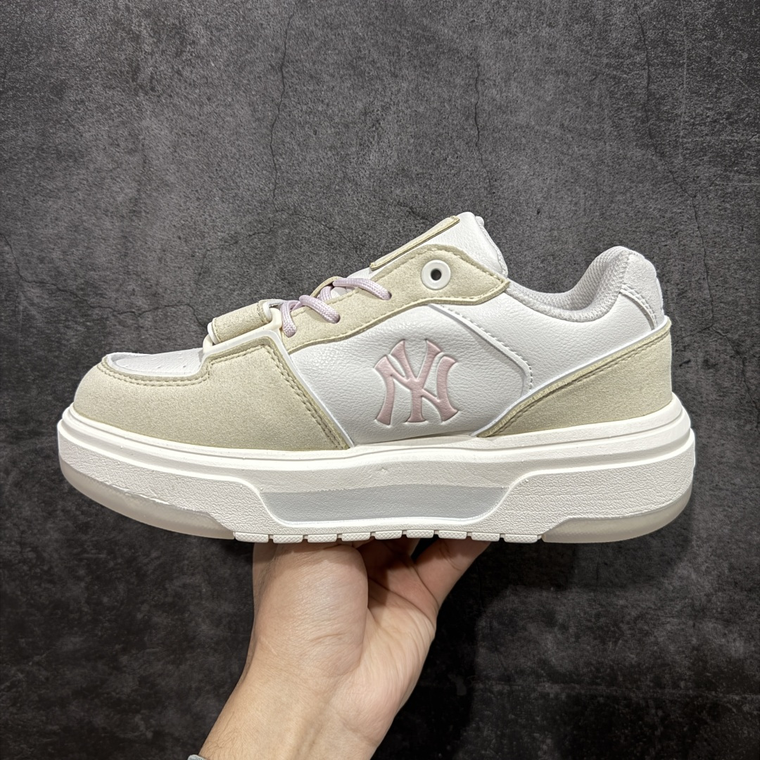 【公司级】韩国洋基队NY大标潮流老爹鞋MLB小白鞋市面上唯一顶级纯原版本 原材料打造 原楦原档案数据开发