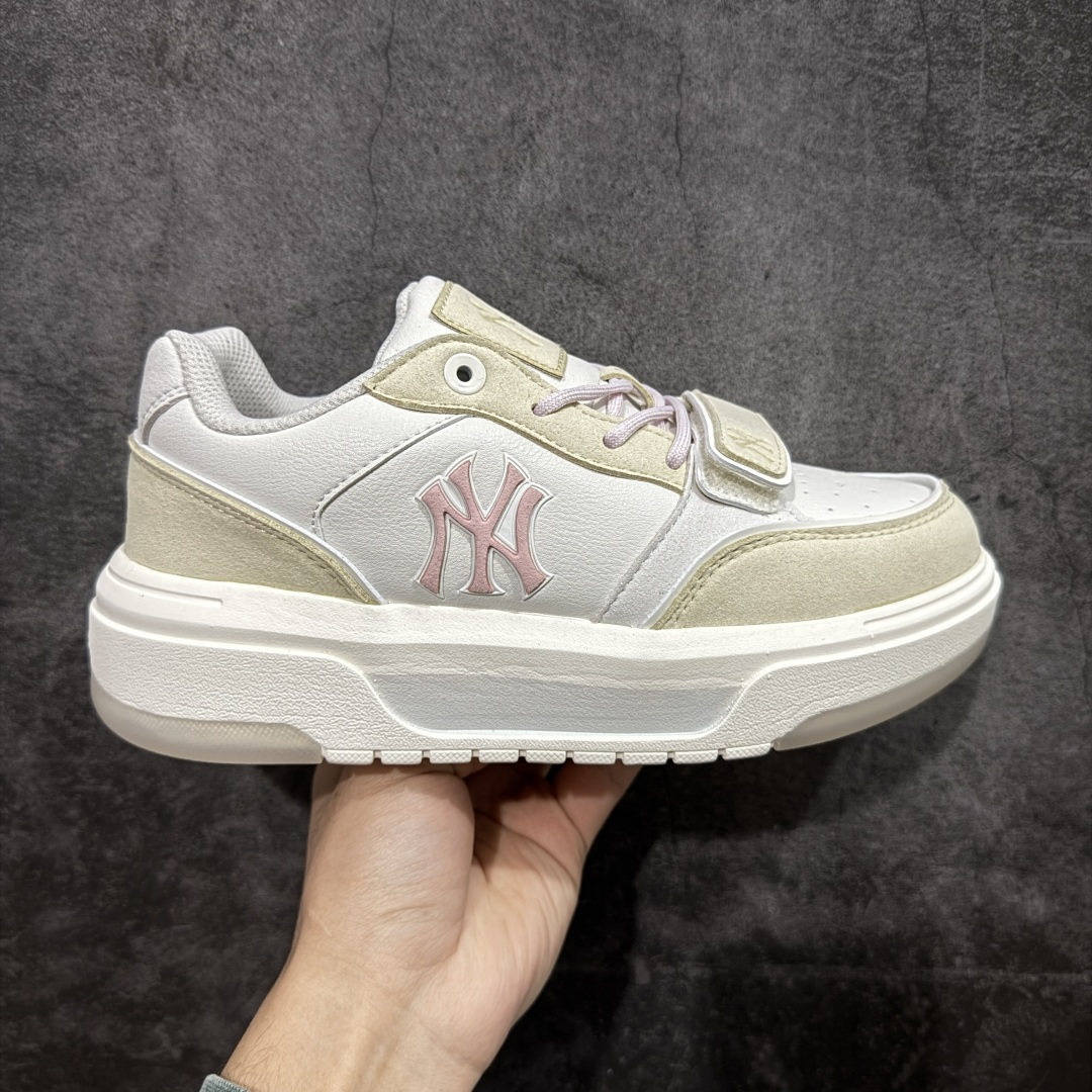 【公司级】韩国洋基队NY大标潮流老爹鞋MLB小白鞋市面上唯一顶级纯原版本 原材料打造 原楦原档案数据开发