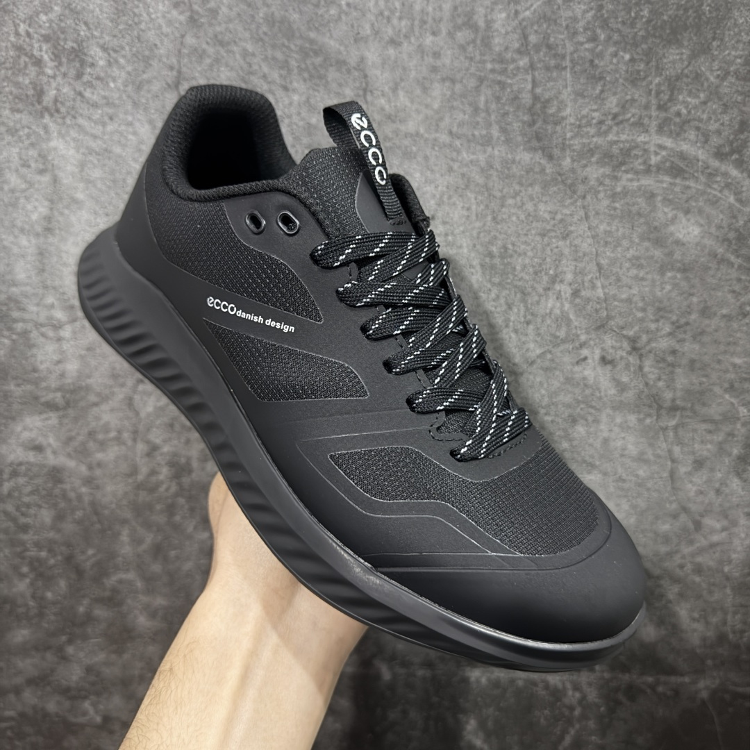 【纯原】Ecco/爱步 Biom皮面系列25新款 舒适百搭时尚运动健步鞋 防水款经典和现代工艺品质融合 