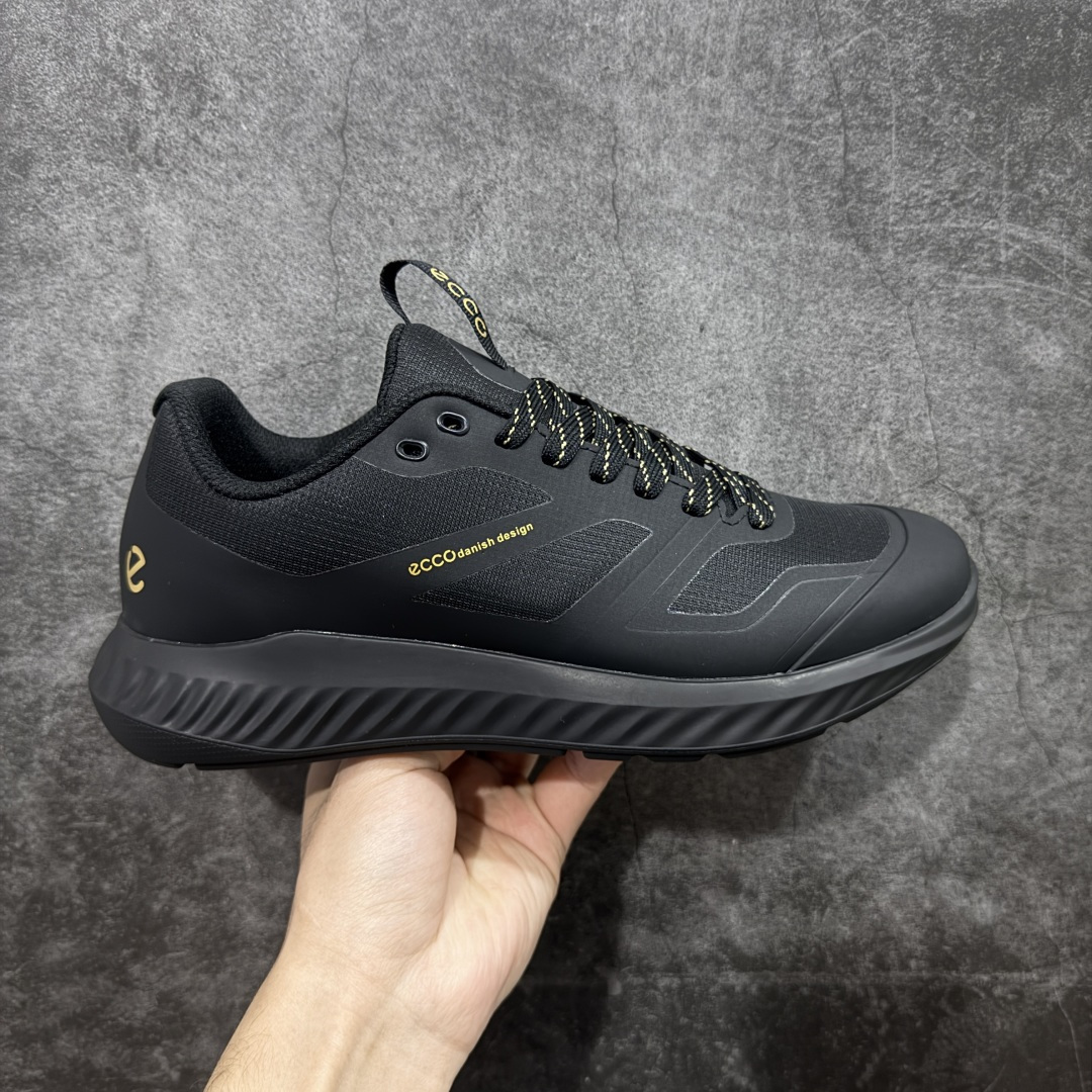 【纯原】Ecco/爱步 Biom皮面系列25新款 舒适百搭时尚运动健步鞋 防水款经典和现代工艺品质融合 