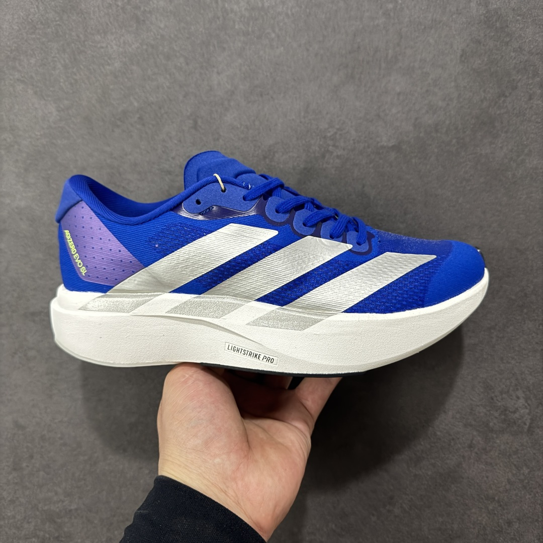 图片[6]-【公司级】Adidas Adizero Evo SL 阿迪超轻透气缓震跑鞋 #以令人难以置信的138克重量，刷新了跑鞋轻量化的记录，阿迪在材料科学和工艺技术上的深厚积累。 #全新鞋款采用Lightweight Upper材料，让穿着者几乎能够体验到一种裸足的感觉 货号：JP7147、JS1183、JP7149、JR5841、JR5840、JR3414、JP3416、JR3415、JQ4576、JQ4578、KI3393、KI3392、 尺码：36-46 编码：GQB210220-选品中心