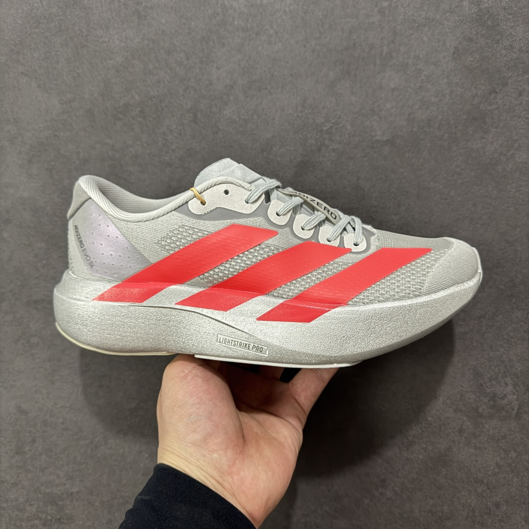 图片[5]-【公司级】Adidas Adizero Evo SL 阿迪超轻透气缓震跑鞋 #以令人难以置信的138克重量，刷新了跑鞋轻量化的记录，阿迪在材料科学和工艺技术上的深厚积累。 #全新鞋款采用Lightweight Upper材料，让穿着者几乎能够体验到一种裸足的感觉 货号：JP7147、JS1183、JP7149、JR5841、JR5840、JR3414、JP3416、JR3415、JQ4576、JQ4578、KI3393、KI3392、 尺码：36-46 编码：GQB210220-选品中心