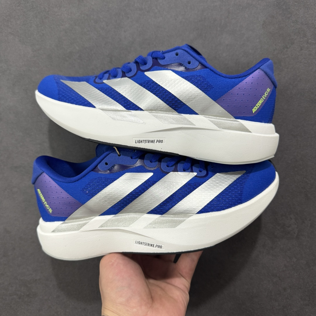 图片[6]-【公司级】Adidas Adizero Evo SL 阿迪超轻透气缓震跑鞋 #以令人难以置信的138克重量，刷新了跑鞋轻量化的记录，阿迪在材料科学和工艺技术上的深厚积累。 #全新鞋款采用Lightweight Upper材料，让穿着者几乎能够体验到一种裸足的感觉 货号：JP7147、JS1183、JP7149、JR5841、JR5840、JR3414、JP3416、JR3415、JQ4576、JQ4578、KI3393、KI3392、 尺码：36-46 编码：GQB210220-选品中心