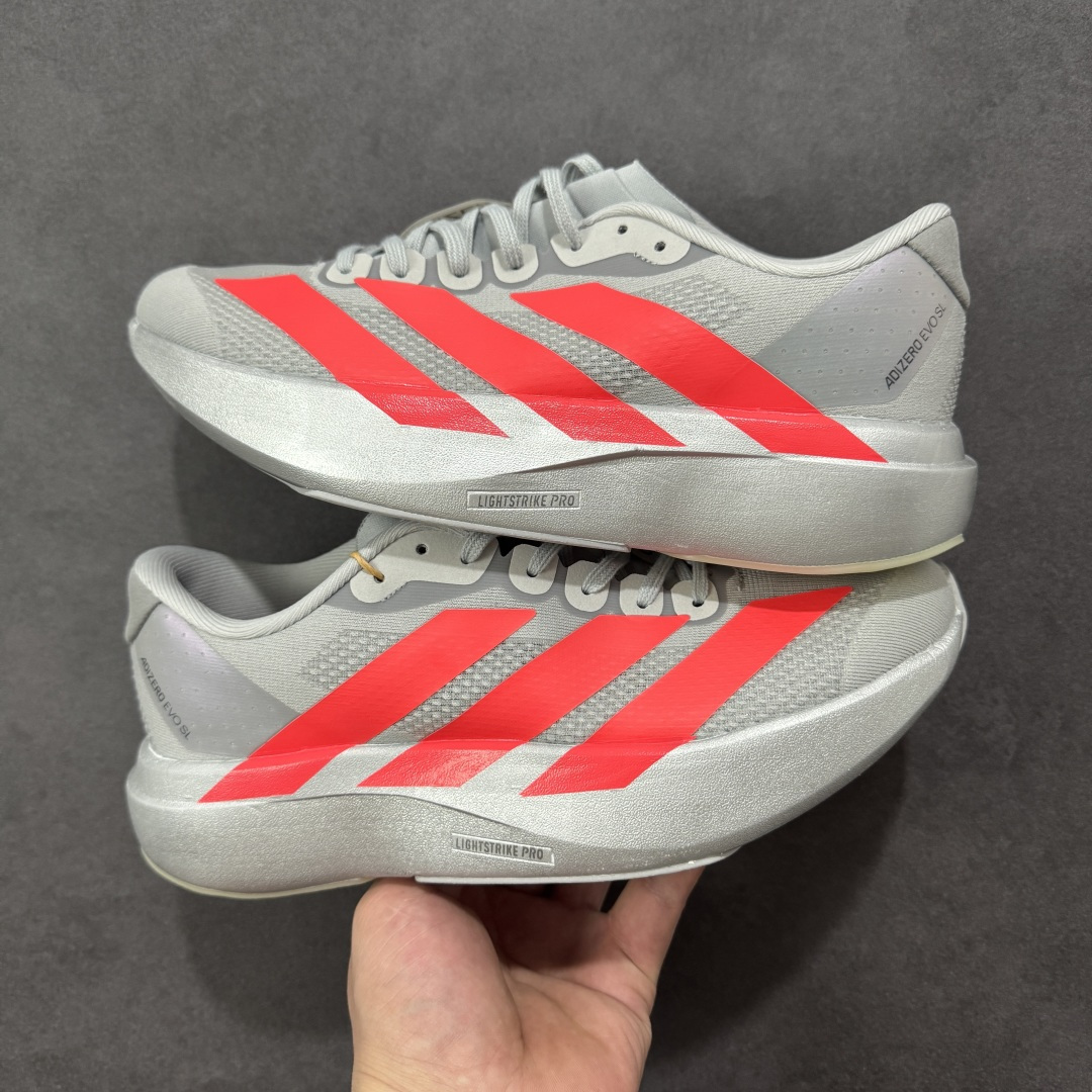 图片[5]-【公司级】Adidas Adizero Evo SL 阿迪超轻透气缓震跑鞋 #以令人难以置信的138克重量，刷新了跑鞋轻量化的记录，阿迪在材料科学和工艺技术上的深厚积累。 #全新鞋款采用Lightweight Upper材料，让穿着者几乎能够体验到一种裸足的感觉 货号：JP7147、JS1183、JP7149、JR5841、JR5840、JR3414、JP3416、JR3415、JQ4576、JQ4578、KI3393、KI3392、 尺码：36-46 编码：GQB210220-选品中心