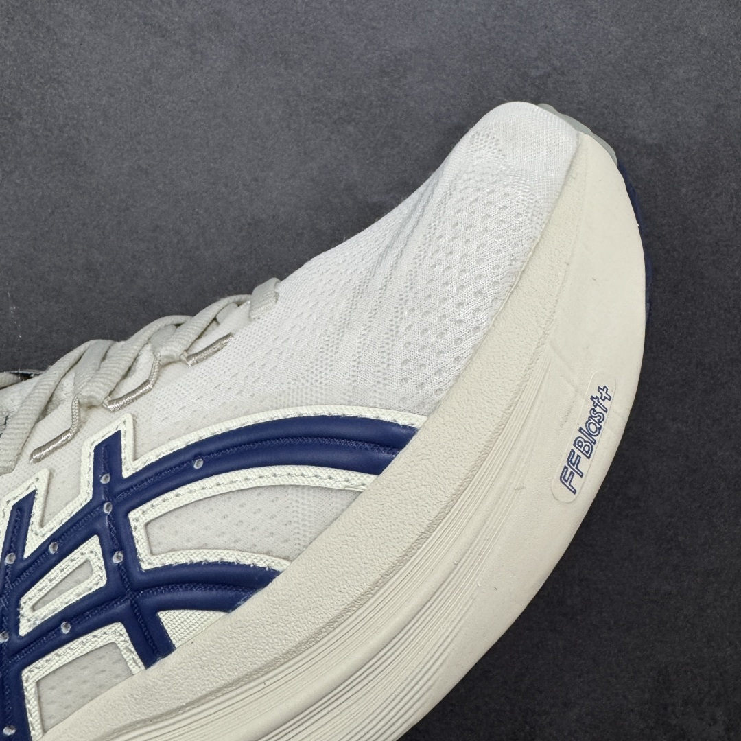 图片[5]-【公司级】平台订单 Asics Gel-Nimbus 27 亚瑟士厚底减震跑步鞋 鞋面采用双层提花网面设计，提高包裹性和透气性，后跟搭载稳定系统科技T-GEL提升整体支撑力和结构感，减少对身体带来的冲击负荷，创新中底至轻回弹 真标带半码 尺码：36-47码 编码：GQB240250-选品中心