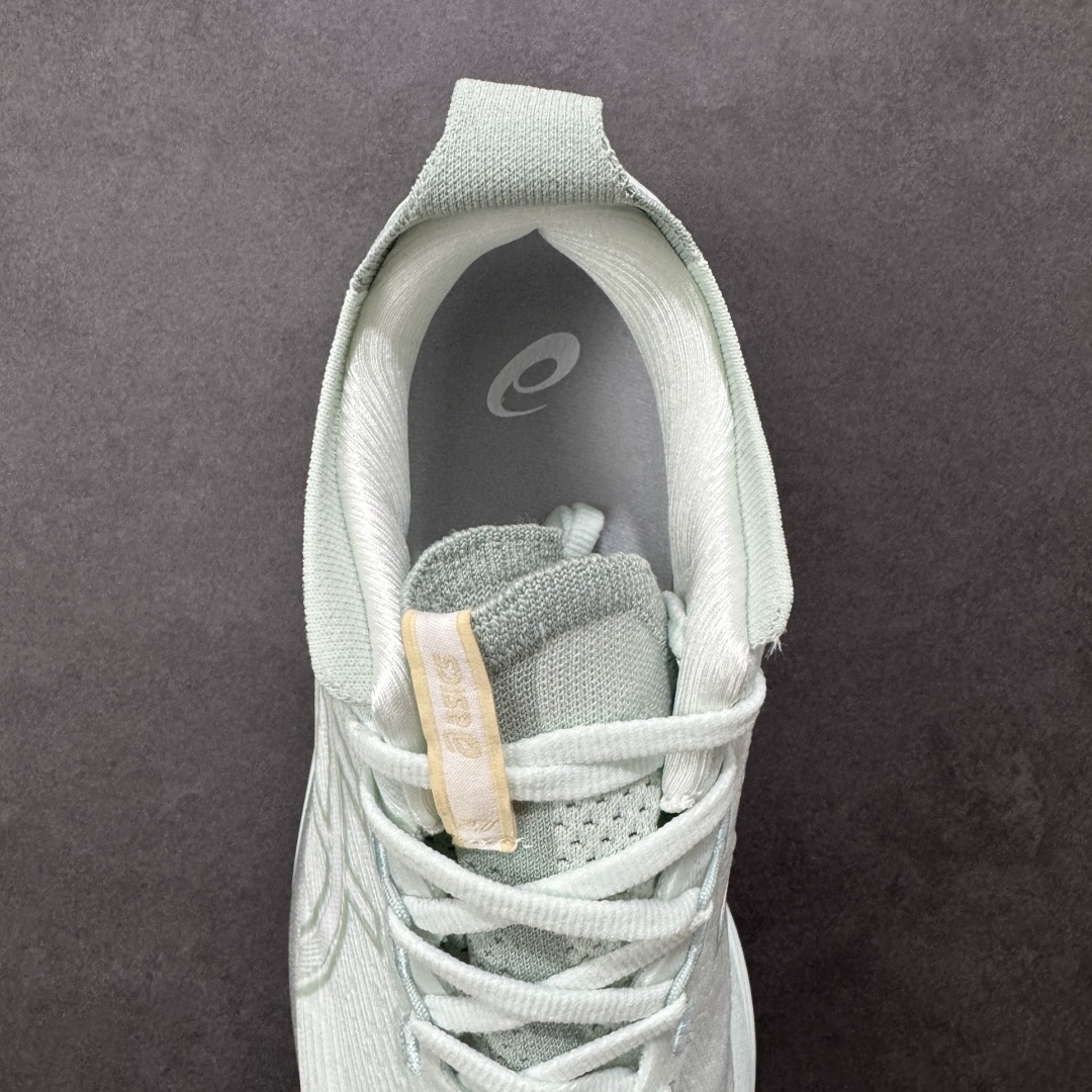 图片[7]-【公司级】平台订单 Asics Gel-Nimbus 27 亚瑟士厚底减震跑步鞋 鞋面采用双层提花网面设计，提高包裹性和透气性，后跟搭载稳定系统科技T-GEL提升整体支撑力和结构感，减少对身体带来的冲击负荷，创新中底至轻回弹 真标带半码 尺码：36-47码 编码：GQB240250-选品中心