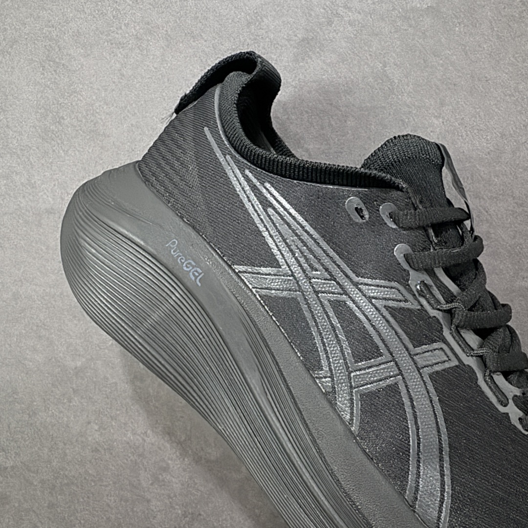 图片[6]-【公司级】平台订单 Asics Gel-Nimbus 27 亚瑟士厚底减震跑步鞋 鞋面采用双层提花网面设计，提高包裹性和透气性，后跟搭载稳定系统科技T-GEL提升整体支撑力和结构感，减少对身体带来的冲击负荷，创新中底至轻回弹 真标带半码 尺码：36-47码 编码：GQB240250-选品中心