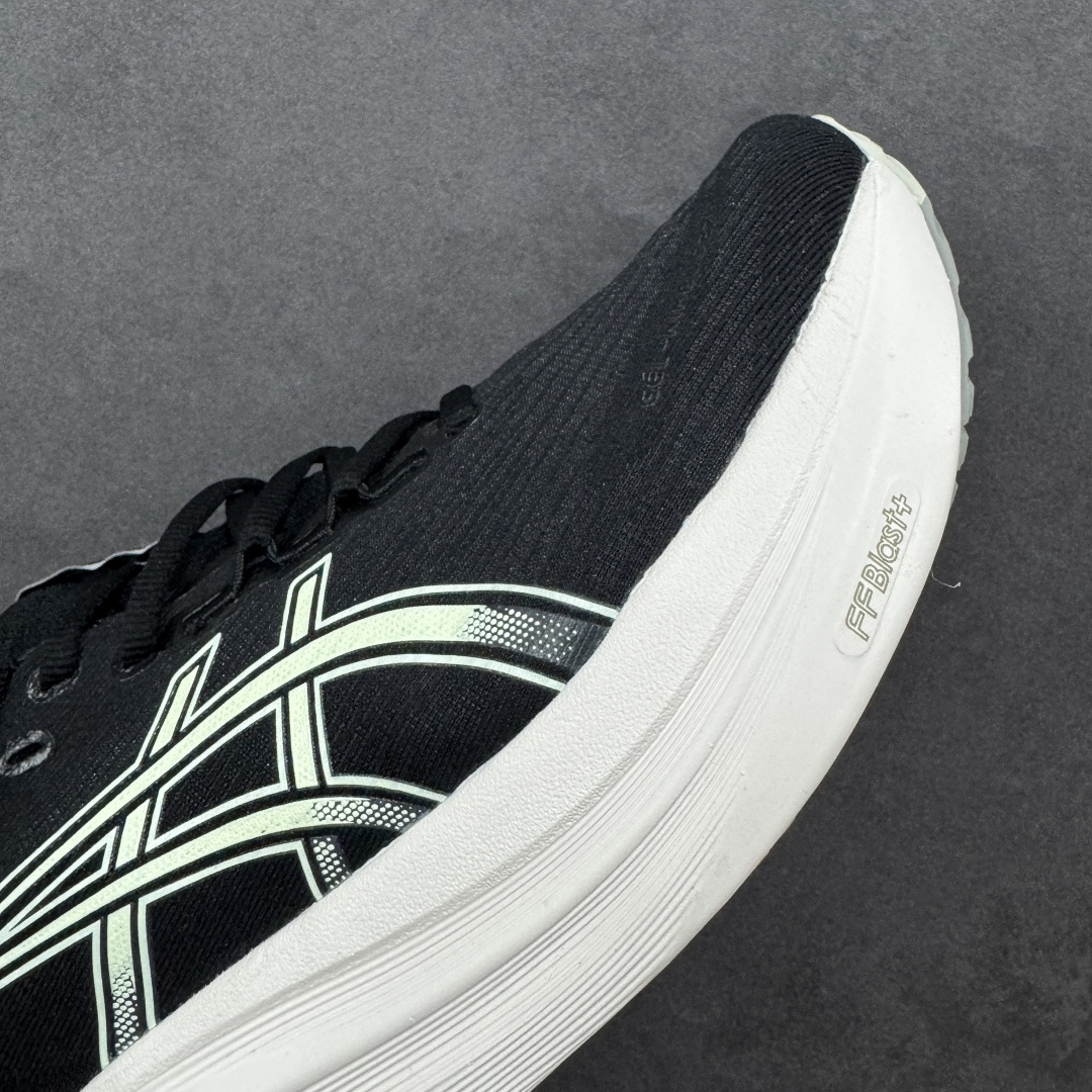 图片[5]-【公司级】平台订单 Asics Gel-Nimbus 27 亚瑟士厚底减震跑步鞋 鞋面采用双层提花网面设计，提高包裹性和透气性，后跟搭载稳定系统科技T-GEL提升整体支撑力和结构感，减少对身体带来的冲击负荷，创新中底至轻回弹 真标带半码 尺码：36-47码 编码：GQB240250-选品中心