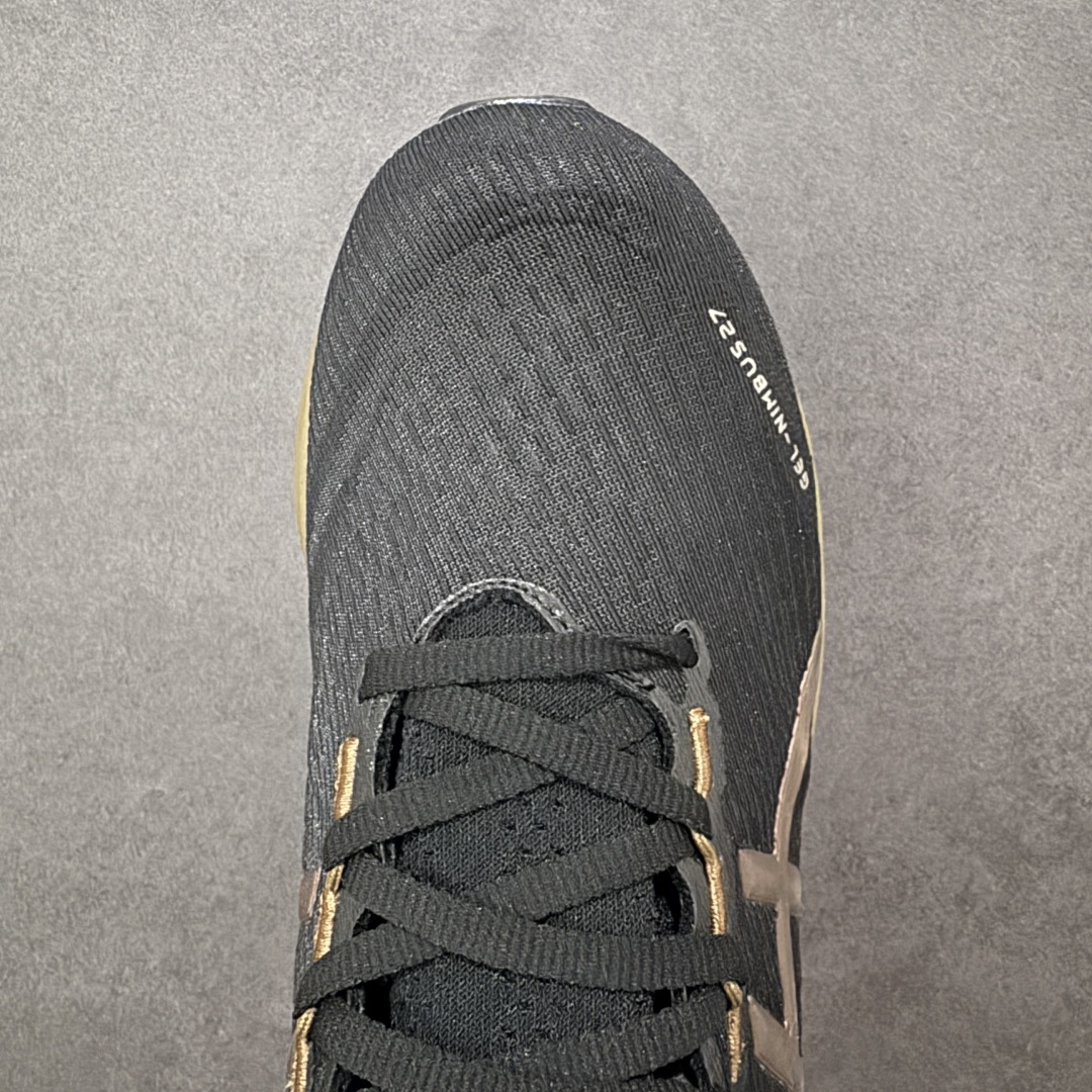 图片[8]-【公司级】平台订单 Asics Gel-Nimbus 27 亚瑟士厚底减震跑步鞋 鞋面采用双层提花网面设计，提高包裹性和透气性，后跟搭载稳定系统科技T-GEL提升整体支撑力和结构感，减少对身体带来的冲击负荷，创新中底至轻回弹 真标带半码 尺码：36-47码 编码：GQB240250-选品中心