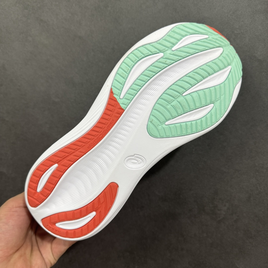 图片[9]-【公司级】平台订单 Asics Gel-Nimbus 27 亚瑟士厚底减震跑步鞋 鞋面采用双层提花网面设计，提高包裹性和透气性，后跟搭载稳定系统科技T-GEL提升整体支撑力和结构感，减少对身体带来的冲击负荷，创新中底至轻回弹 真标带半码 尺码：36-47码 编码：GQB240250-选品中心