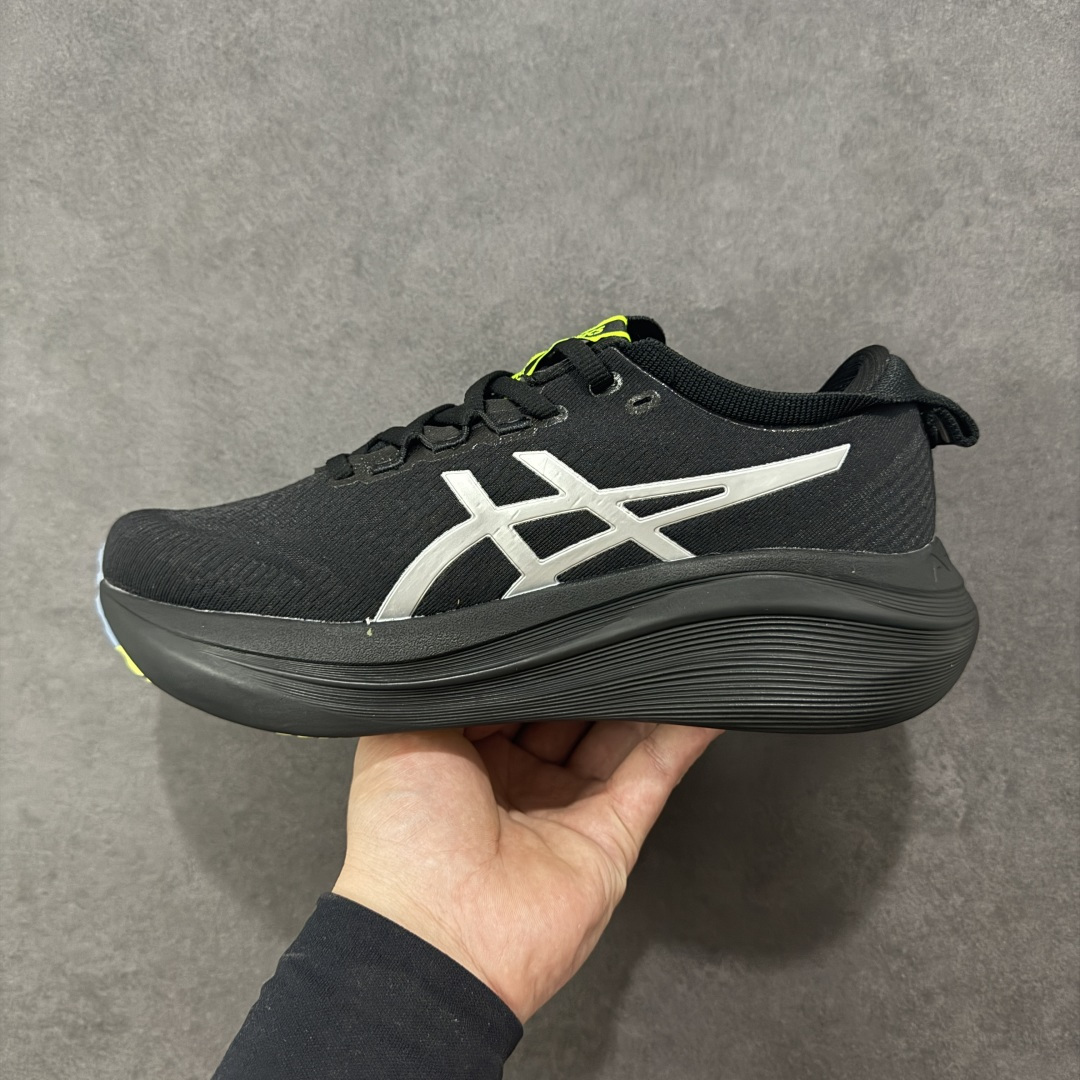 图片[2]-【公司级】平台订单 Asics Gel-Nimbus 27 亚瑟士厚底减震跑步鞋 鞋面采用双层提花网面设计，提高包裹性和透气性，后跟搭载稳定系统科技T-GEL提升整体支撑力和结构感，减少对身体带来的冲击负荷，创新中底至轻回弹 真标带半码 尺码：36-47码 编码：GQB240250-选品中心